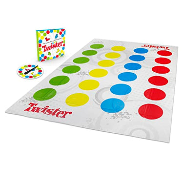 Hasbro Gaming Twister Partyspiel für Familien und Kinder, Twister Spiel ab 6 Jahren, klassisches Spiel für drinnen und draußen im Sale
